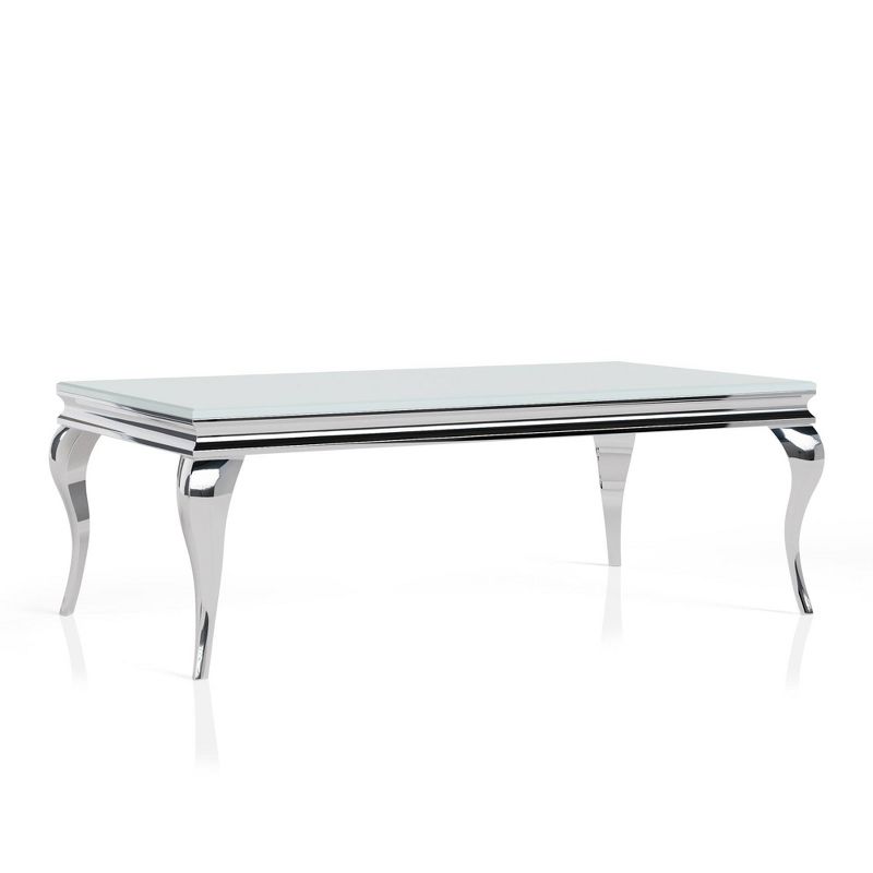 Forge Glam Glass Top Coffee Table - miBasics, 1 of 6