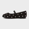 Toddler Girls' Trina Mary Jane Flats - Cat & Jack™ Black - 2 of 4