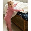 MiniMoi Baby and Toddler "Generation MiniMoi" Stretchy Mini-Striped Cotton-Rich Footie - 3 of 4