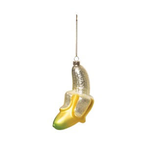 Gallerie II Banana Glass Ornament - 1 of 3