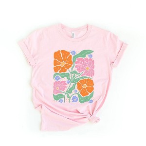 Simply Sage Market Women's Boho Floral Collage  Short Sleeve Graphic Tee - 1 of 4