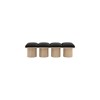 Meridian Furniture,Pavilion Black Boucle Fabric Bench - 2 of 4