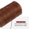 Unique Bargains Wear-Resistant Polyester Embroidery Waxed Thread with Needles - 4 of 4