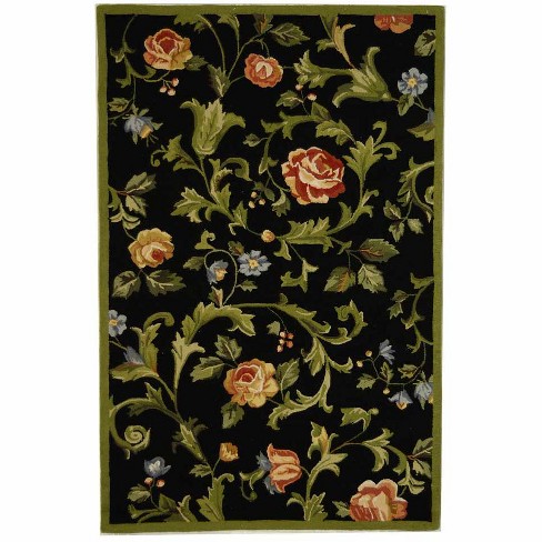 Chelsea Hk296 Hand Hooked Accent Rug - Black - 2'6x4' - Safavieh : Target