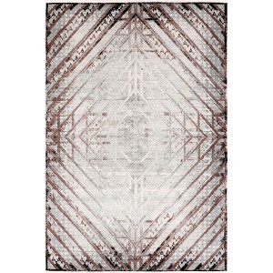 Nuloom Jesse Geometric 5x8 Indoor Area Rug for Living Room Bedroom Dining Room Kitchen, Beige/Ivory - 1 of 4