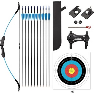 Beginner Archery Set for Kids & Teens, Includes 10 Arrows & 5 Targets, Ambidextrous Design - 1 of 4