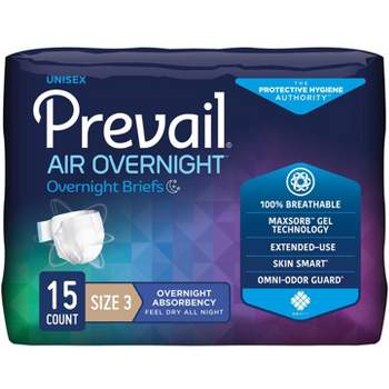 Prevail Pull-Up Daily Underwear, Small / Youth (20-34 in.), Extra - 88 /  Case