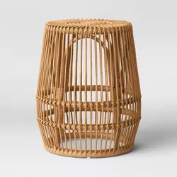 Pyronia Rattan Cage Accent Table Natural - Opalhouse™