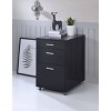 Acme Furniture Coleen File Cabinets Black High Gloss/Chrome Finish - 2 of 4