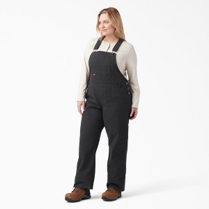 Dickies Women's Plus Relaxed Fit Straight Leg Bib Overalls - 1 of 4