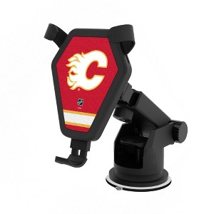 NHL Western Conference Teams Stripe 10-Watt Wireless Car Charger - 1 of 4