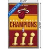 Trends International NBA Miami Heat - Champions 23 Framed Wall Poster Prints - 3 of 4