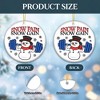 Snowman Exercise and Fitness Ornaments 2025 | Snow Pain Snow Gain, Snowman 3D Weight Lifting Christmas Ornament - 2 of 4