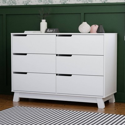 Hudson 48" White Pine 6-Drawer Double Dresser