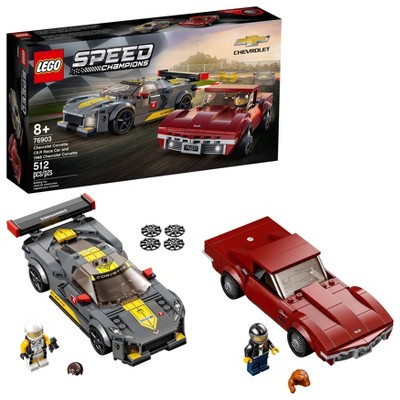 LEGO Speed Champions Chevrolet Corvette C8.R Race Car and 1968 Chevrolet Corvette 76903 Building Toy