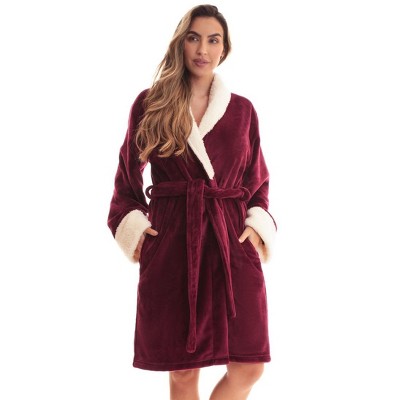 Just Love Womens Plush Solid Robe | Ladies Bathrobe