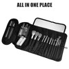 Unique Bargains Travel Makeup Bag Makeup Brush Holder Portable Makeup Organizer Bag Cosmetics Storage Bag Waterproof 1 Pcs - 3 of 4