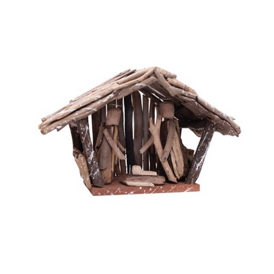 C&F Home Driftwood Nativity, Small