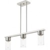 Livex Lighting Carson 3 - Light Chandelier in  Brushed Nickel - 3 of 4