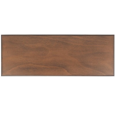 Athena Farmhouse 40" Brown Wood Console Table with Storage