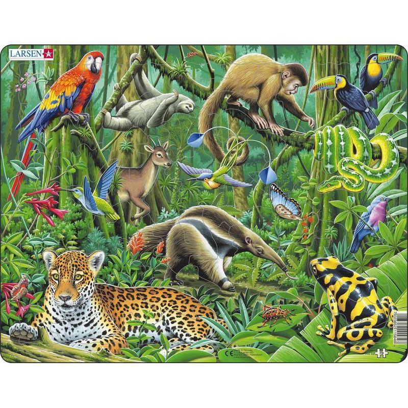 Springbok Larsen South American Rainforest Children&#39;s Jigsaw Puzzle - 70pc, 1 of 6