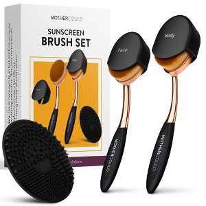 Mothercould Sunscreen Brush Set - Easy to Use Sunblock Applicator for Kids, Babies, Families, Adults, Parents, Child-Safe (2 Pack) - 1 of 4