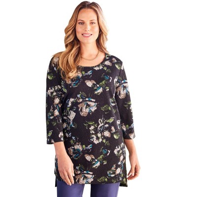 Catherines Women's Plus Size Scoopneck High-Low Tunic