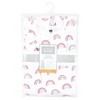 Hudson Baby Infant Girl Convertible Swaddle Sleep Sack, Modern Rainbow - 2 of 4