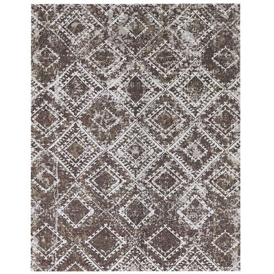 6' X 8' Sisal Outdoor Rug Brown/black - Foss Floors : Target