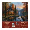 Sunsout Cabin by Crystal Lake 1000 pc   Jigsaw Puzzle 28108 - 3 of 4