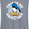 Women's - Disney - This Is My Happy Face Graphic Racerback Tank - 2 of 4