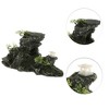 Unique Bargains Aquarium Terrariums Mountain for Fish Tank Landscape Decoration Resin Gray Green 5.51" Height 1pcs - image 3 of 4