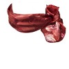 Wrapables 100% Charmeuse Silk Square Scarf Neckerchief, Red Bouquet - 2 of 4