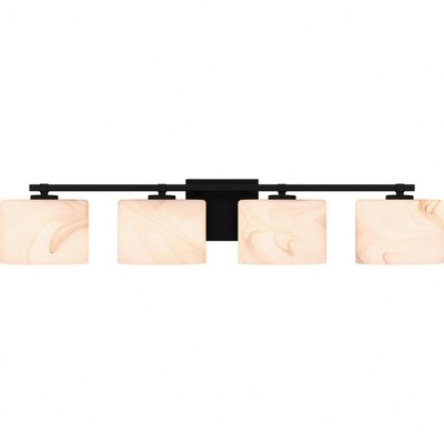 Quoizel Lighting Mather 4 - Light Vanity in  Matte Black