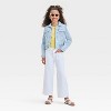 Girls' Denim Jacket - Cat & Jack™ Light Wash - 3 of 3