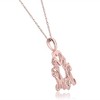 Pompeii3 Diamond Mom Pendant Necklace in White, Yellow, or Rose Gold - 2 of 3