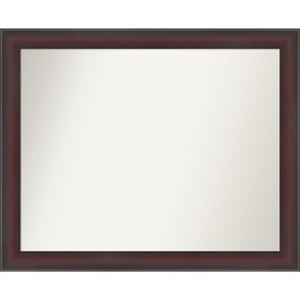 Amanti Art Grand Narrow Non-Beveled Framed Bathroom Vanity Wall Mirror - 1 of 4