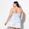 Women's Foldover Linen Blend Tube Top - Wild Fable™ - 3 of 3