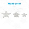Unique Bargains Self-Adhesive Glitter Craft Supplies EVA Foam Stickers Silver - 3 of 4