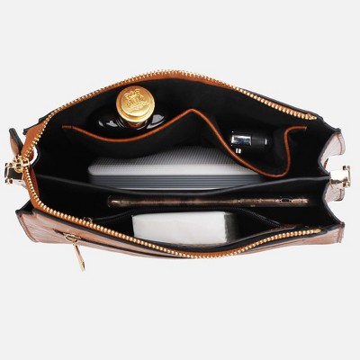 MKF Collection Domitila Vegan Leather Women’s Shoulder Bag by Mia K - Yellow — фото 5