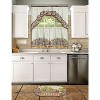 Kate Aurora Country Farmers Market Complete 3 Piece Kitchen Curtain Tier & Swag Valance Set - 3 of 3