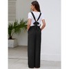 Women’s Maternity Summer Casual Loose Jumpsuit with Sleeveless Design Tie Waist and Pockets - 4 of 4