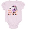 Disney Halloween Baby Girls Bodysuit, Pants and Headband 3 Piece Outfit Set Newborn to Infant - 2 of 4