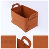 REGALWOVEN Chemical Fiber Collapsible Design Spacious Capacity Versatile Use Open Storage Bins 3 Pcs - 2 of 4