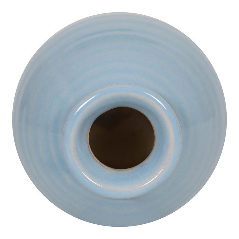 Blue Stoneware Bud Vase - Foreside Home & Garden, 3 of 7