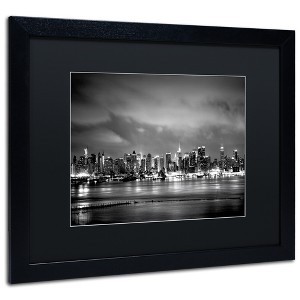 Trademark Fine Art -Preston 'New York Skyline' Matted Framed Art - 1 of 4