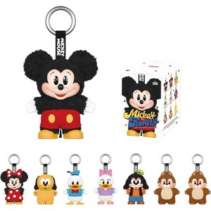 POP MART Mickey Family Figures Cute Together Keychain Series Blind
