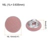 Unique Bargains Metal Shank Round Cloth Covered DIY Sewing Buttons 20 Pcs - 2 of 4