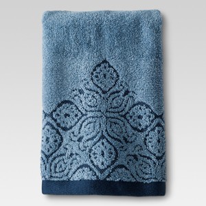 Hand Towel - Blue Border - Threshold