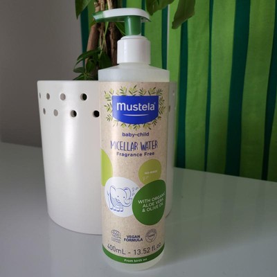  Mustela Liniment - No-Rinse Baby Cleanser for Diaper Change -  with Extra Virgin Olive Oil - Fragrance-Free - 13.52 fl. Oz : Baby